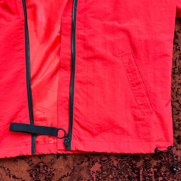 Windbreaker light rain jacket Retro 00's bright red - Picture 2 of 4